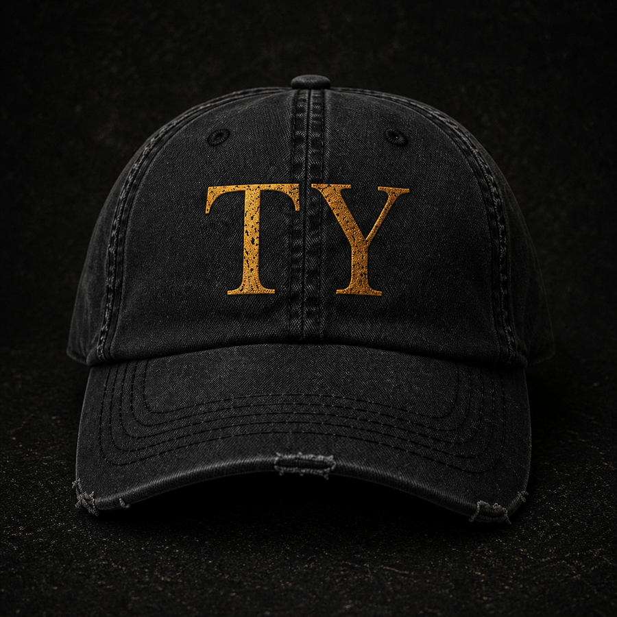 TY Logo Distressed Cap